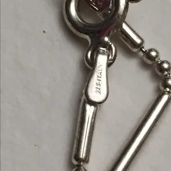 Vintage Italian 925 sterling silver Earrings and Necklace set with Onyx - Picture 11 of 11